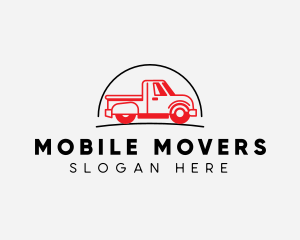 Pickup Truck Vehicle logo design