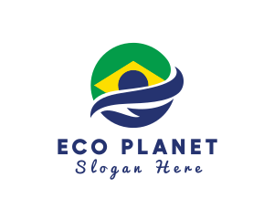 Planet Brazil Swoosh logo