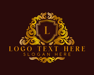 Luxury Decorative Shield logo