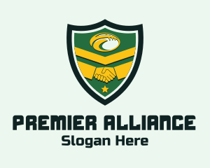 Rugby Friendship Shield logo design