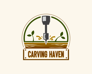 Woodworking Carpentry Drill logo design