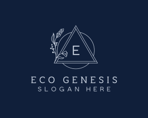 Eco Flower Wellness logo design