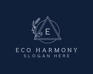 Eco Flower Wellness logo design