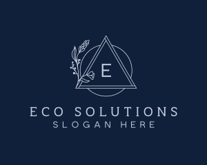 Eco Flower Wellness logo design