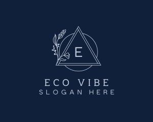 Eco Flower Wellness logo design