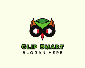 Bird Owl Mask logo design