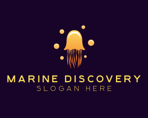 Wildlife Marine Jellyfish  logo design