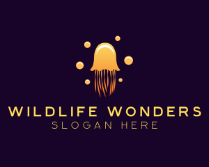 Wildlife Marine Jellyfish  logo design