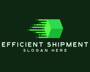 Fast Logistics Cube logo design