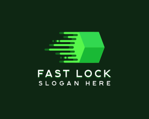 Fast Logistics Cube logo design