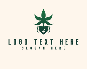 Organic Marijuana Lady logo