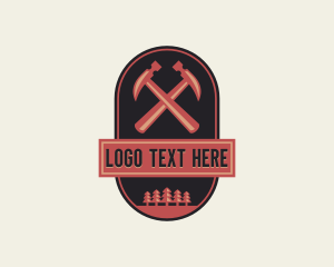 Hammer Carpentry  Woodworking  logo