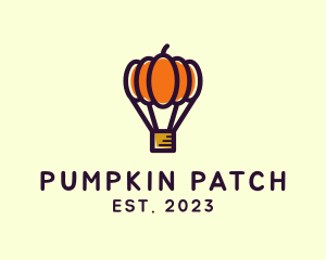 Pumpkin Hot Air Balloon logo