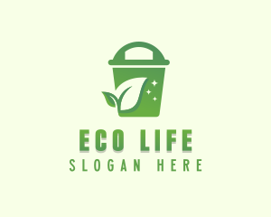 Eco Trash Garbage Disposal logo design