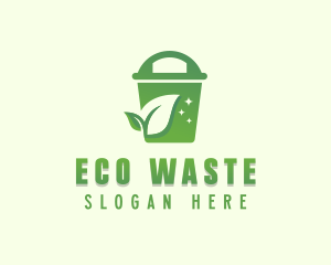 Eco Trash Garbage Disposal logo design