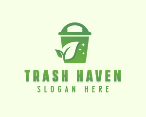 Eco Trash Garbage Disposal logo design