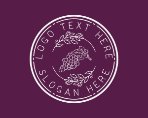 Organic Grapes Plantation logo