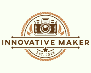 Camera Photography Lens logo design