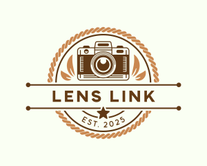 Camera Photography Lens logo design