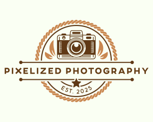 Camera Photography Lens logo design