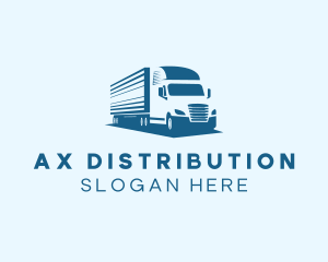 Cargo Truck Delivery logo design