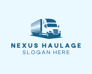 Cargo Truck Delivery logo design