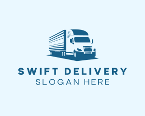 Cargo Truck Delivery logo design