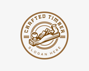 Carpentry Wood Planer logo design