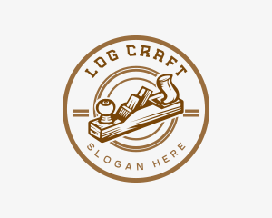 Carpentry Wood Planer logo design