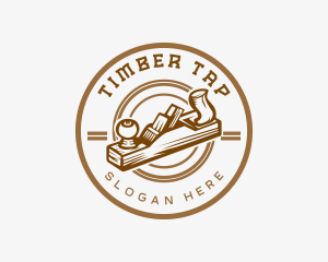 Carpentry Wood Planer logo design