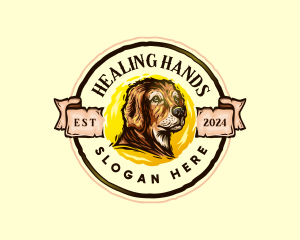 Pet Dog Grooming logo design