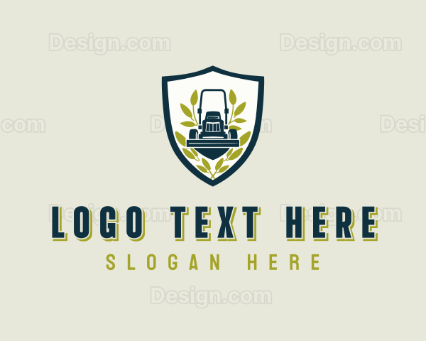 Landscaper Lawn Mower Logo