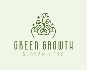 Gardening Plant Sprout logo design