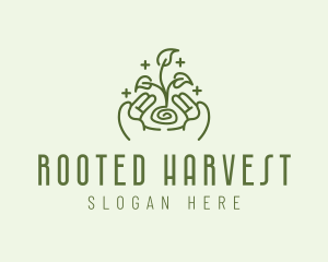 Gardening Plant Sprout logo design