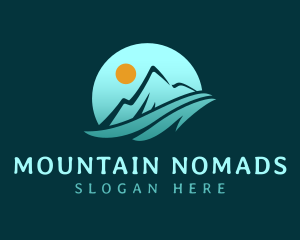 Mountain Sun Travel logo design