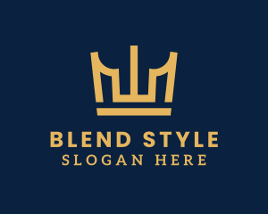 Deluxe Crown Style logo design