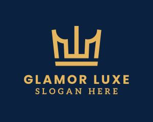 Deluxe Crown Style logo design