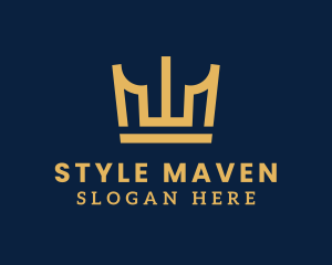 Deluxe Crown Style logo design