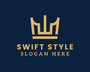 Deluxe Crown Style logo design