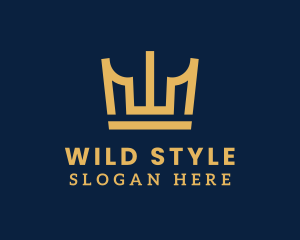 Deluxe Crown Style logo design