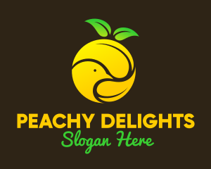 Yellow Fruit Bird Orchard logo design