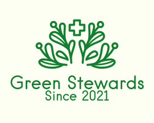 Green Plant Medicine logo design