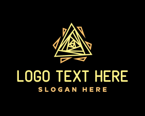 Abstract Triangle Pattern logo