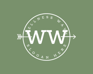 Arrow Seal Wellness logo design