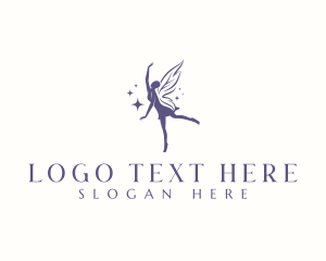 Woman Fairy Ballerina Logo