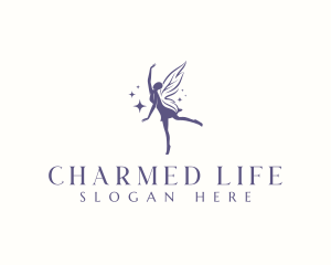 Woman Fairy Ballerina logo