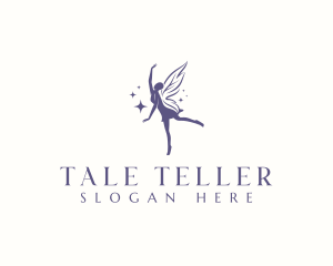 Woman Fairy Ballerina logo design