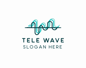 Triple Sound Waves logo design