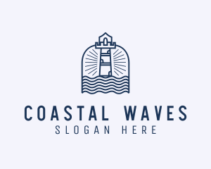 Coastal Fort Tower logo design