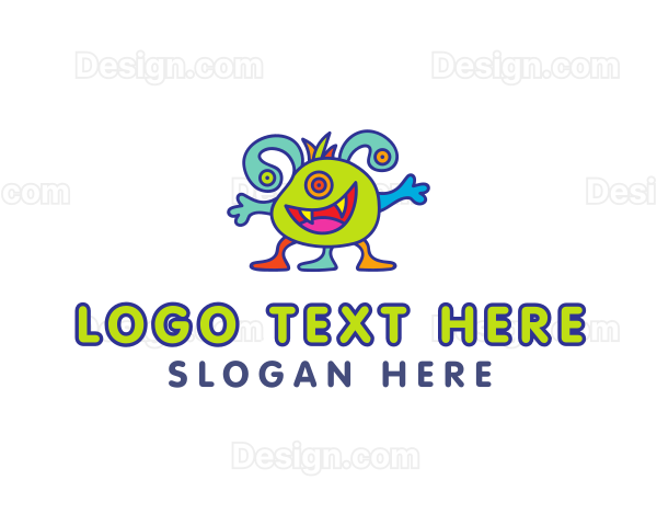 Weird Alien Creature Logo